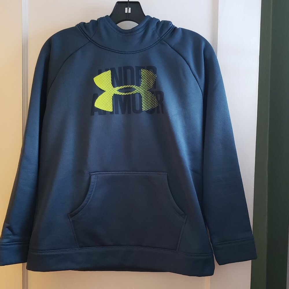 EUC Youth Under Armour teal hoodie XL